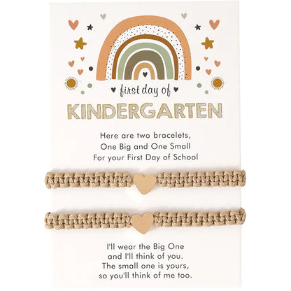 Hand-Woven Golden Love Couple Bracelet