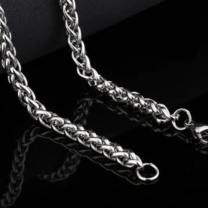 Beier Men's Fashion Titanium Steel Chain Necklace