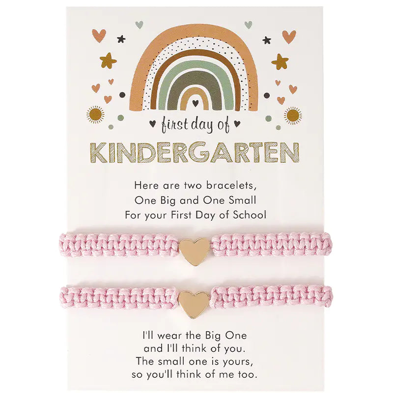 Hand-Woven Golden Love Couple Bracelet