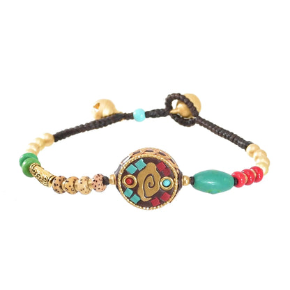Hand-woven Bohemian Ethnic Style Bell Bracelet