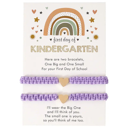 Hand-Woven Golden Love Couple Bracelet