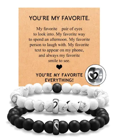 Stainless Steel Couple Bracelet with Love Lettering