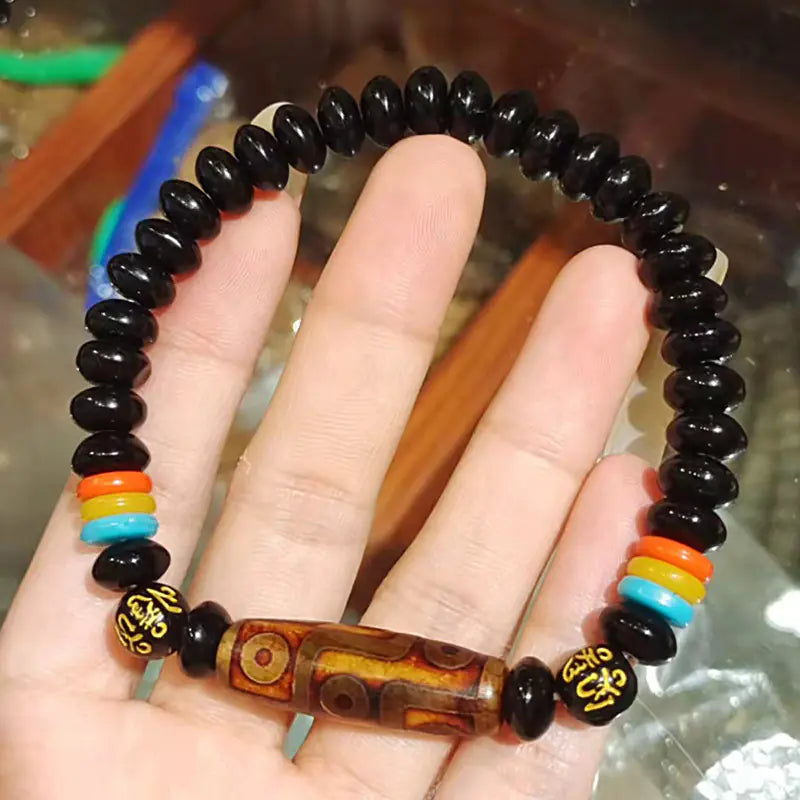 Ethnic Style Women's Six-Character Mantra Bracelet