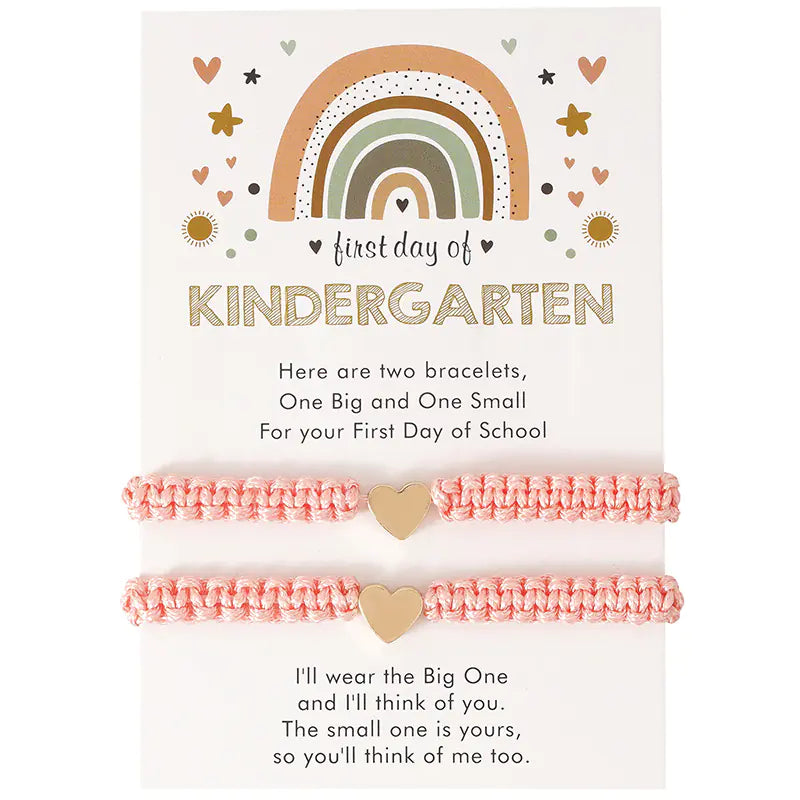 Hand-Woven Golden Love Couple Bracelet