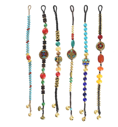 Hand-woven Bohemian Ethnic Style Bell Bracelet