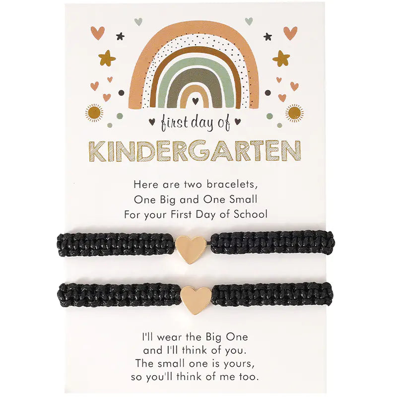 Hand-Woven Golden Love Couple Bracelet