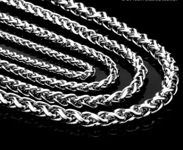 Beier Men's Fashion Titanium Steel Chain Necklace