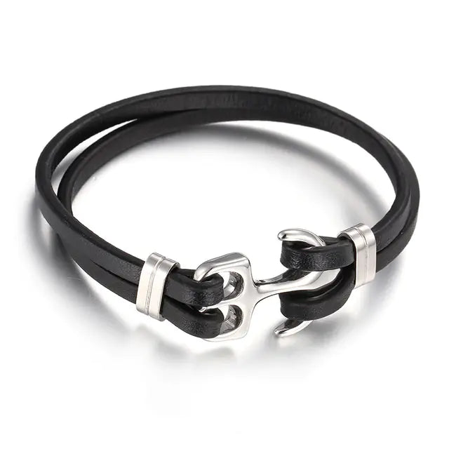 Stylish Vintage Multi-Layer Handmade Leather Bracelet