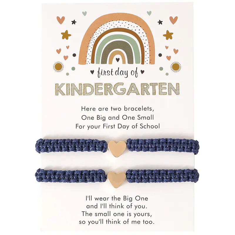 Hand-Woven Golden Love Couple Bracelet