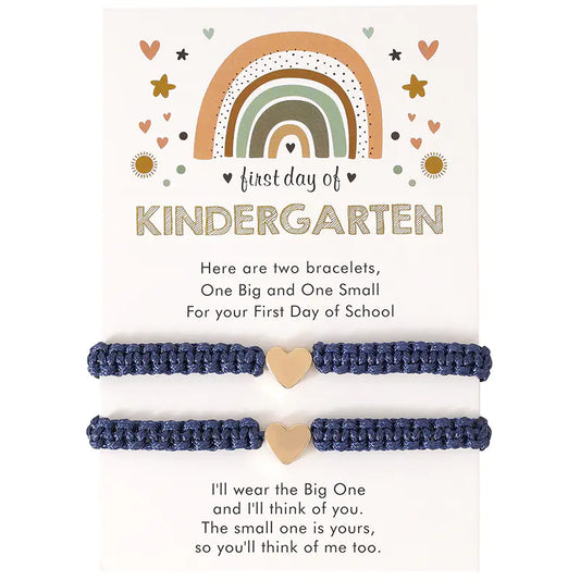 Hand-Woven Golden Love Couple Bracelet