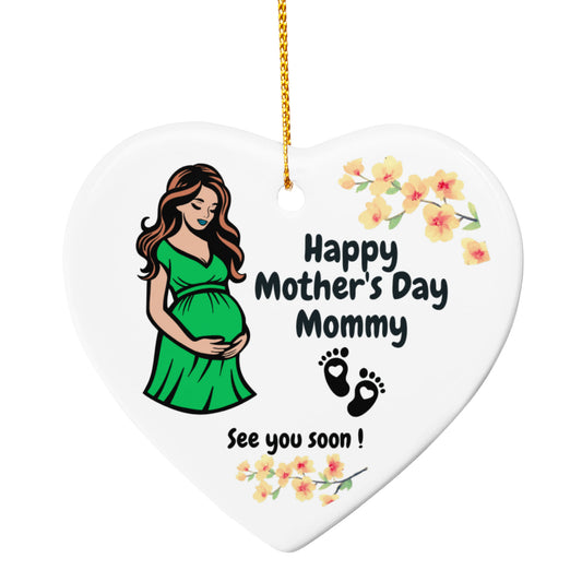 Mom to Be Ornament - First Mothers Day Gift from Baby Bump - Mother to Be Gift from Baby - Expecting Mothers Day Gift - Pregnancy Ornament