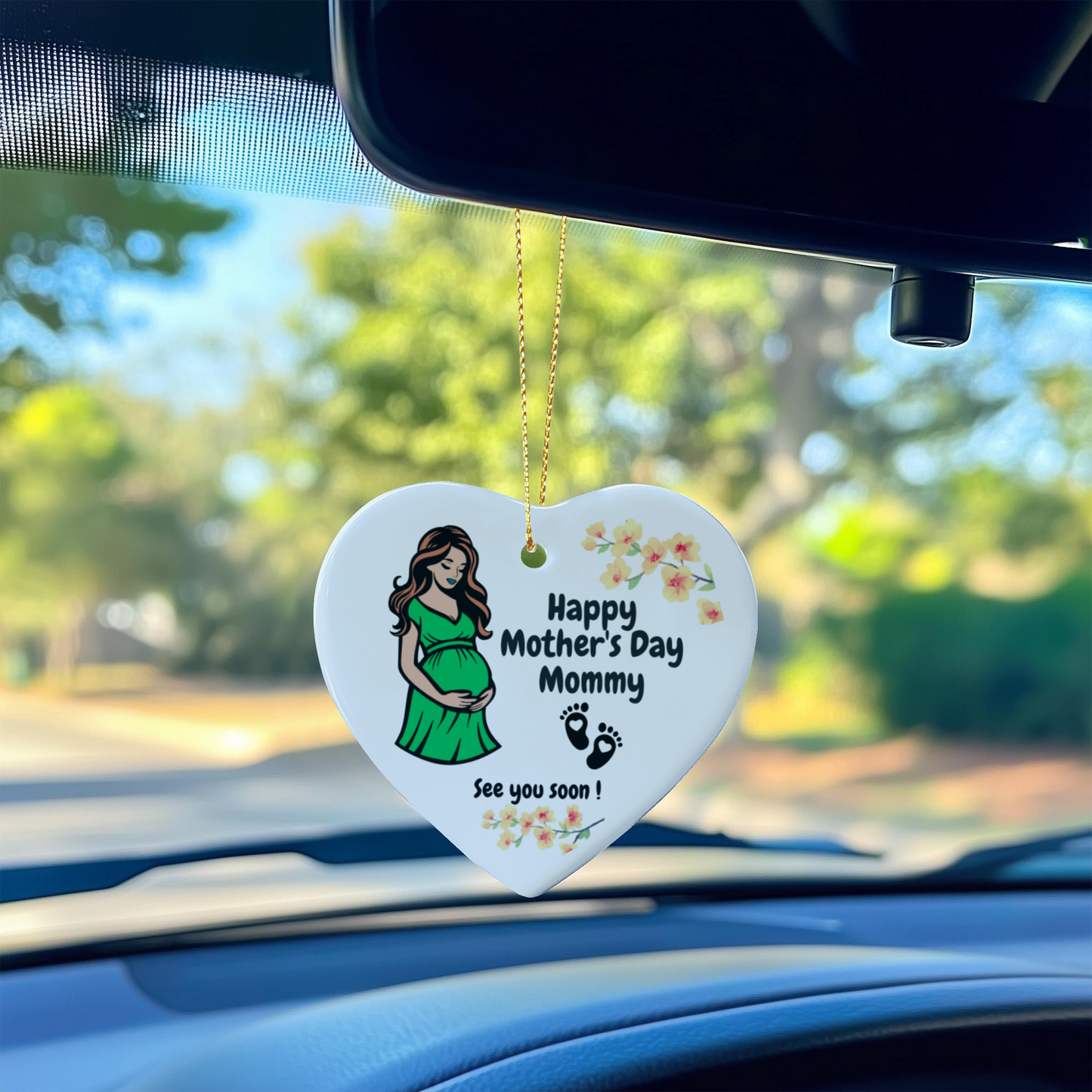 Mom to Be Ornament - First Mothers Day Gift from Baby Bump - Mother to Be Gift from Baby - Expecting Mothers Day Gift - Pregnancy Ornament