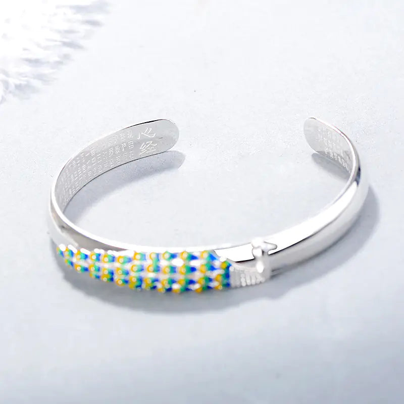 Peacock Six-Character Mantra Bracelet