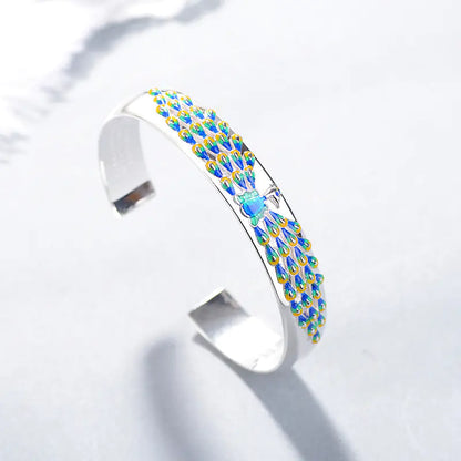 Peacock Six-Character Mantra Bracelet