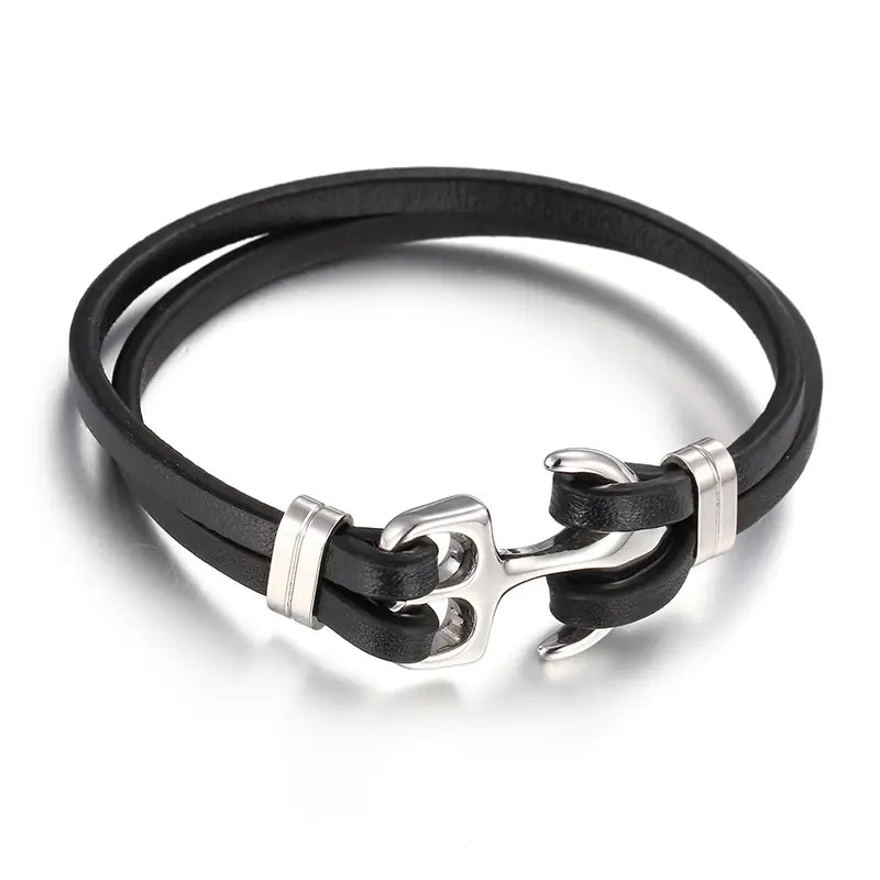 Stylish Vintage Multi-Layer Handmade Leather Bracelet