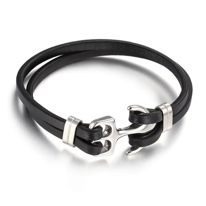 Stylish Vintage Multi-Layer Handmade Leather Bracelet